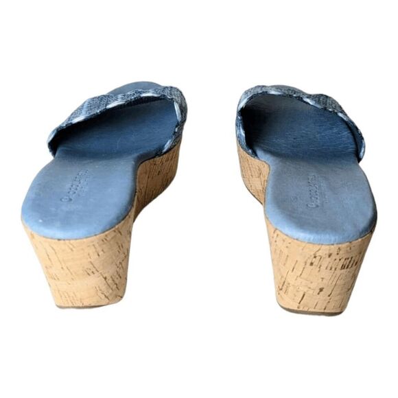 CHOCOLAT BLU Ocean Yoko Wedge Slide Sandal Size 9 - Picture 5 of 7